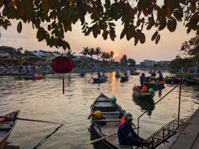 Sunset in Hoi An