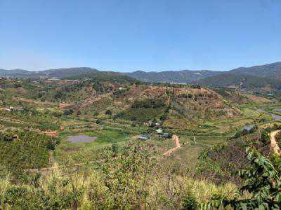 The view from a bridge, somewhere in central Vietnam